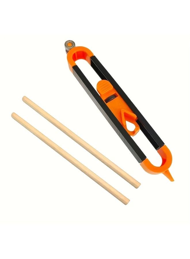 Adjustable Contour Gauge Tool Kit With Height Ruler And 2 Pencils For Woodworking Tile Marking - Image 1