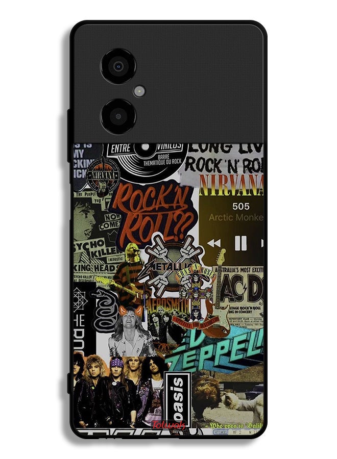 Tolwak Xiaomi Poco M4 5G Protective Case Cover Long Live Rock N Roll - Image 2