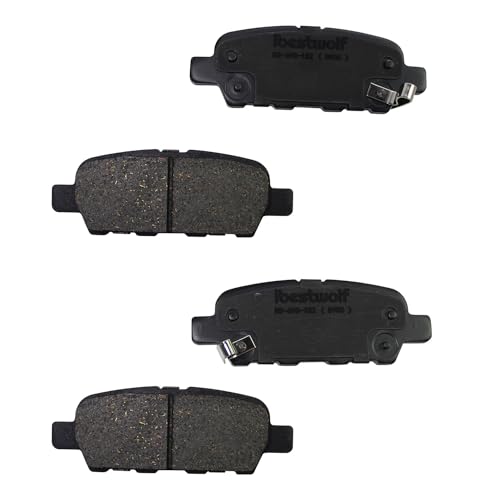 IBESTWOLF Front and Rear Ceramic Brake Pads for 2013 Infiniti JX35 2014-2019 QX60 for 2015-2020 Nissan Murano 2013-2019 Pathfinder, Disc Brake Pad Replacement P-905 P-1649 - Image 5