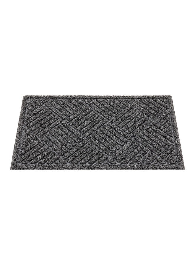 Restaurantware حصيرة أرضية مريحة 60 × 36 بوصة، حصيرة خارجية ماسية واحدة - لا انزلاق، قاعدة غير قابلة للانزلاق، حصيرة بولي بروبيلين رمادية، لا تتلطخ، قوية التحمل - Image 1