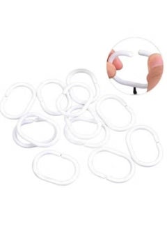 Generic Waterproof Polyester Shower Curtain with 12 Hooks 180*180cm - Off-white  - Image 2