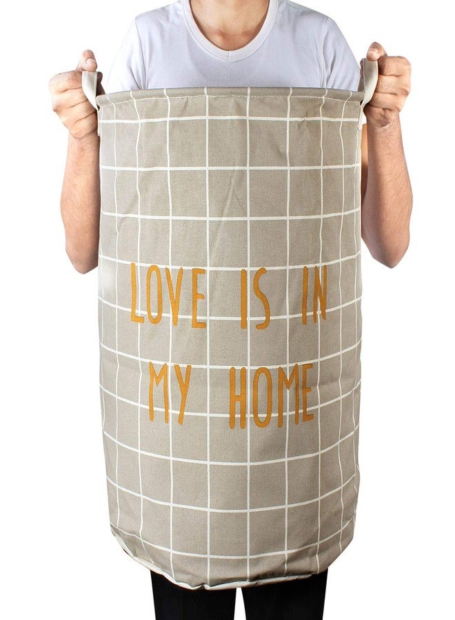 Styleys Laundry Bag Laundry Basket For Clothes, Large 63 Litres (S11052 - Grey Stripe), 18.9 Inch, 40 cm - Image 2