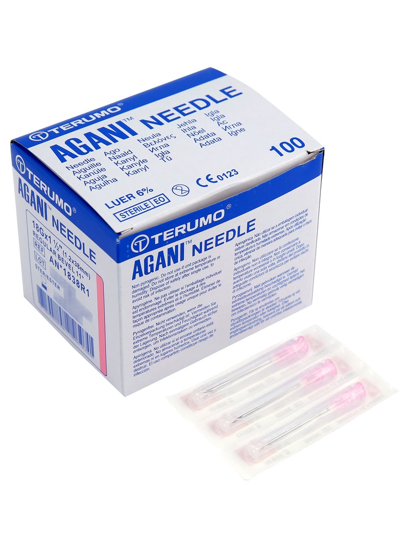 Terumo Agani Needle 18G x 1 1/2 (1.2 x 38mm) - Image 4