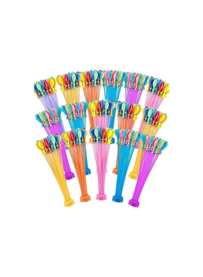 6 Pack Auto-Fill Water Balloon Stick Multicolour Water Balloons for Kids Perfect for Outdoor Fun - Image 1