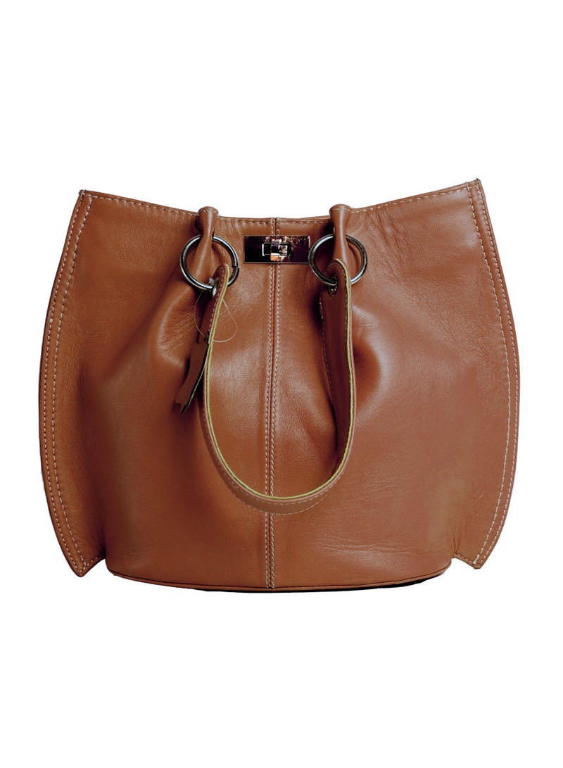 Elegant Suede Luxury Tote Bag - Image 1