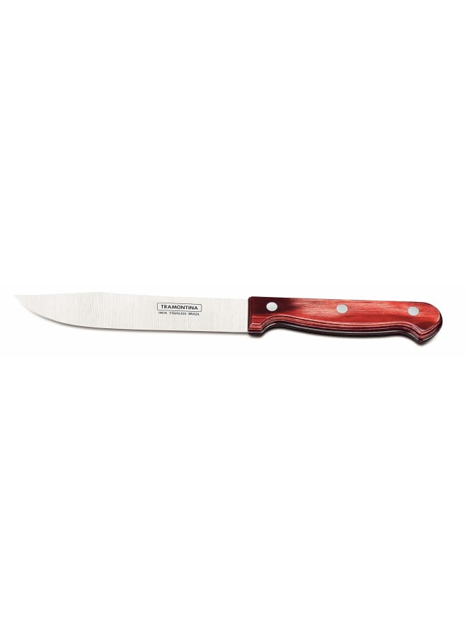 TRAMONTINA Kitchen Knife with Polywood Handle, 6-Inch Stainless Steel Blade, Durable Ergonomic Grip, Premium Red Finish, Ideal for Precise Cutting and Chopping - Image 2