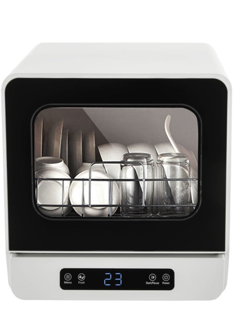 Sharpdo Portable Dishwasher for Apartments& RVs,  3 Programs, 360° Dual Spray, Speed, Baby-Care, ECO& Glass, Dish Washer for Dorm, RV& Apartment, white - Image 1