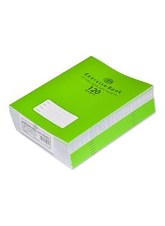 FIS مجموعة دفاتر تمارين مكونة من 12 دفترًا، 120 صفحة، 4 أسطر مع هامش FSEB4LM120N  - Image 1