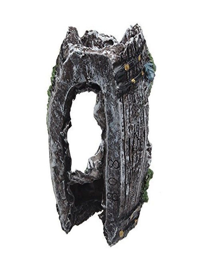 Superdream Fish Tank Aquarium Cave Resin Broken Barrel Ornament Landscape Decor - Image 2