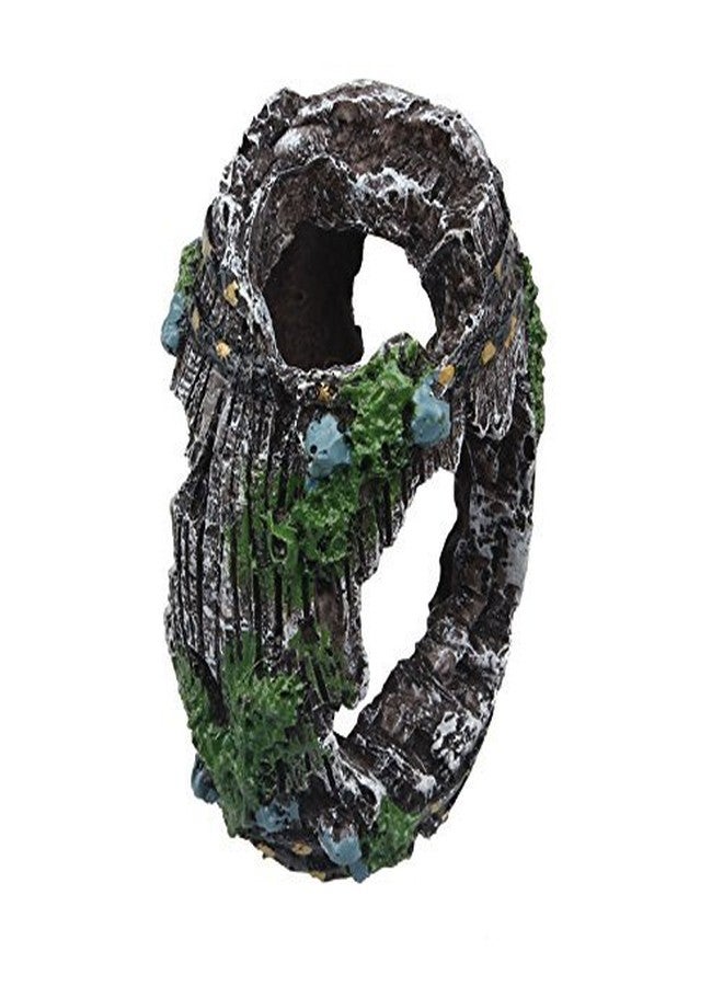 Superdream Fish Tank Aquarium Cave Resin Broken Barrel Ornament Landscape Decor - Image 3