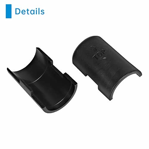 Jamiikury 16mm Wire Shelf Clips – Jamiikury Black Plastic Shelf Lock Clips for Metric 16mm Posts Only – Check Size Before Purchasing - 24pcs (12 Pairs) - Image 2