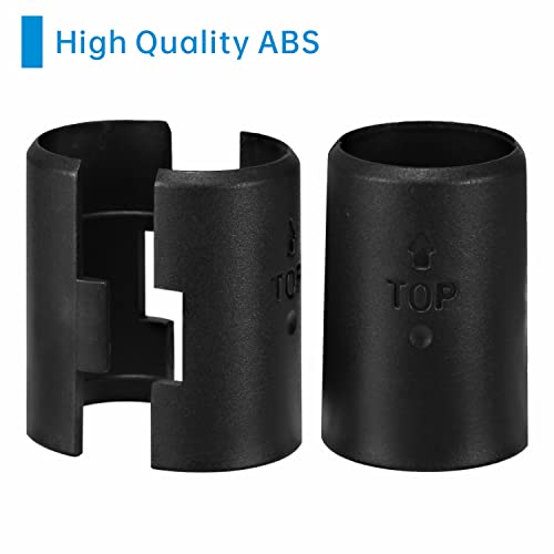 Jamiikury 16mm Wire Shelf Clips – Jamiikury Black Plastic Shelf Lock Clips for Metric 16mm Posts Only – Check Size Before Purchasing - 24pcs (12 Pairs) - Image 4