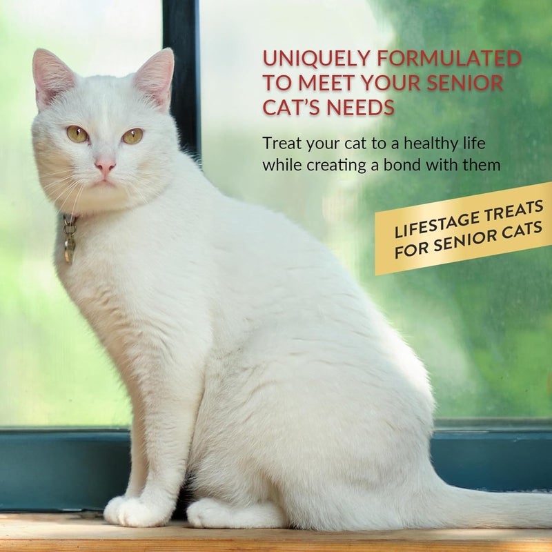 INABA Churu for Senior 10+, Creamy Lickable Cat Treats with Taurine, Vitamin E & C, 0.5 Ounces Each, 20 Tubes, Chicken Variety - Image 5