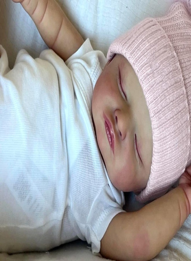 Anano Lifelike 50cm Silicone Reborn Doll - Realistic Baby Girl with Anatomical Details, Newborn Gift for Ages 3+ - Image 2