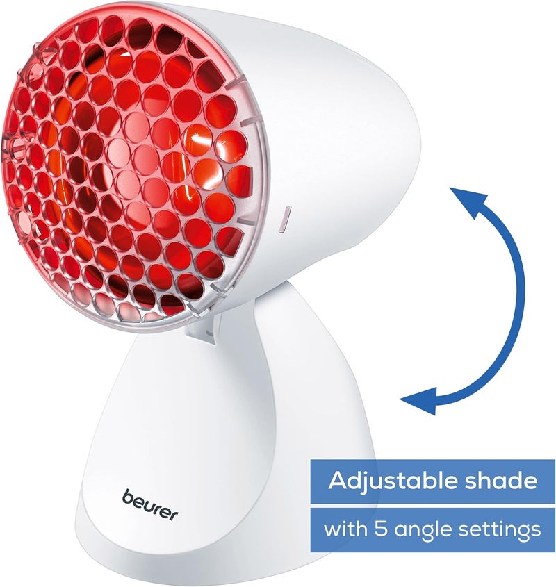 Beurer IL11 Infrared Heat Lamp Warm soothing infrared light Helps ease muscle aches and joint stiffness Speed recovery from the common cold Improve complexion With 5 angles of inclination - Image 5