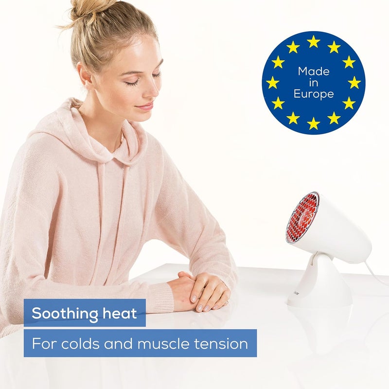 Beurer IL11 Infrared Heat Lamp Warm soothing infrared light Helps ease muscle aches and joint stiffness Speed recovery from the common cold Improve complexion With 5 angles of inclination - Image 2