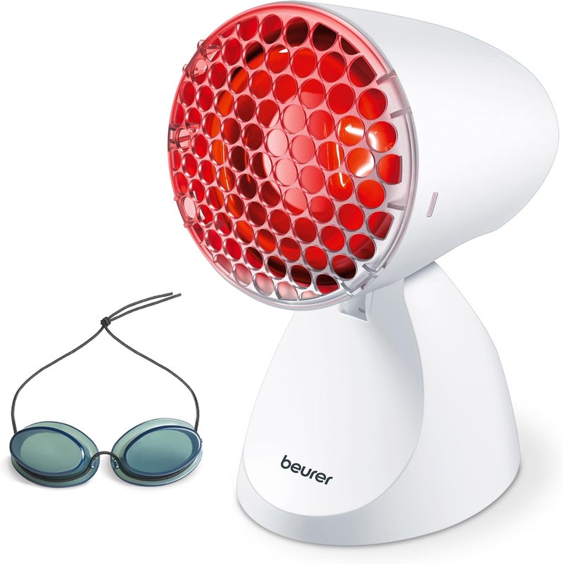 Beurer IL11 Infrared Heat Lamp Warm soothing infrared light Helps ease muscle aches and joint stiffness Speed recovery from the common cold Improve complexion With 5 angles of inclination - Image 1