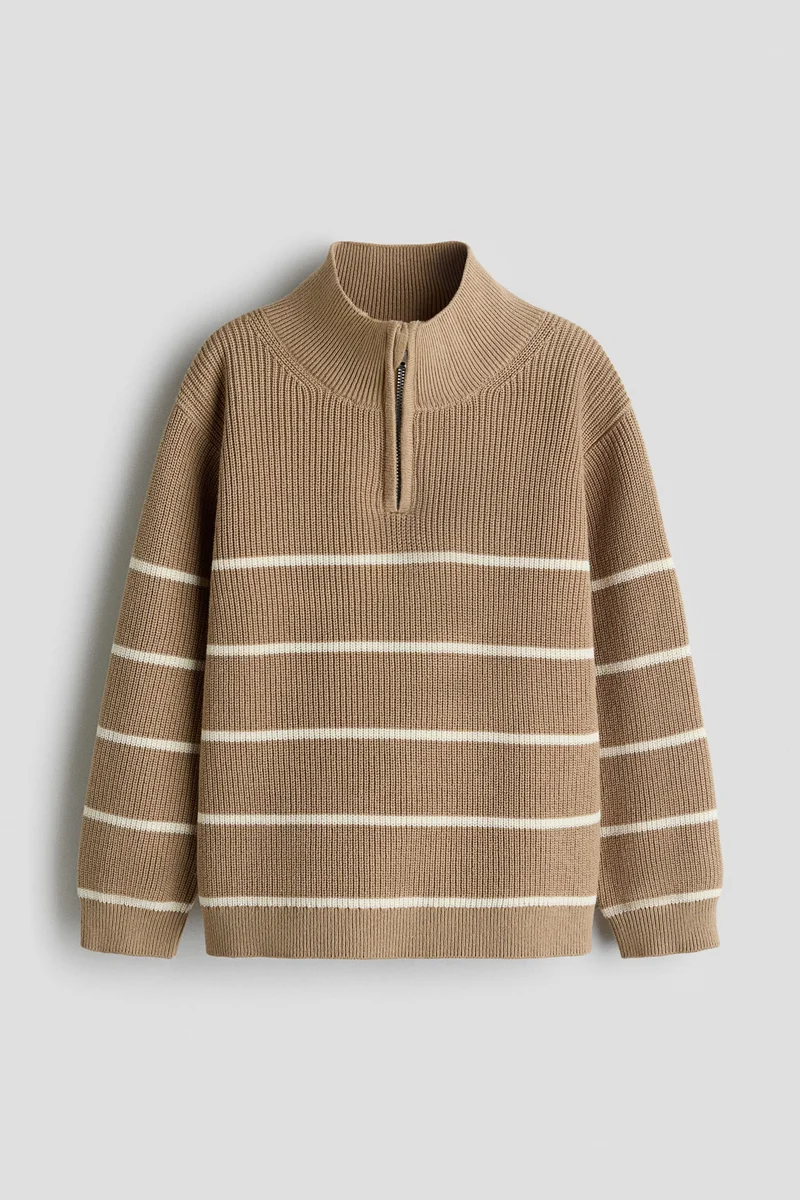 H&M Zip-top cotton jumper