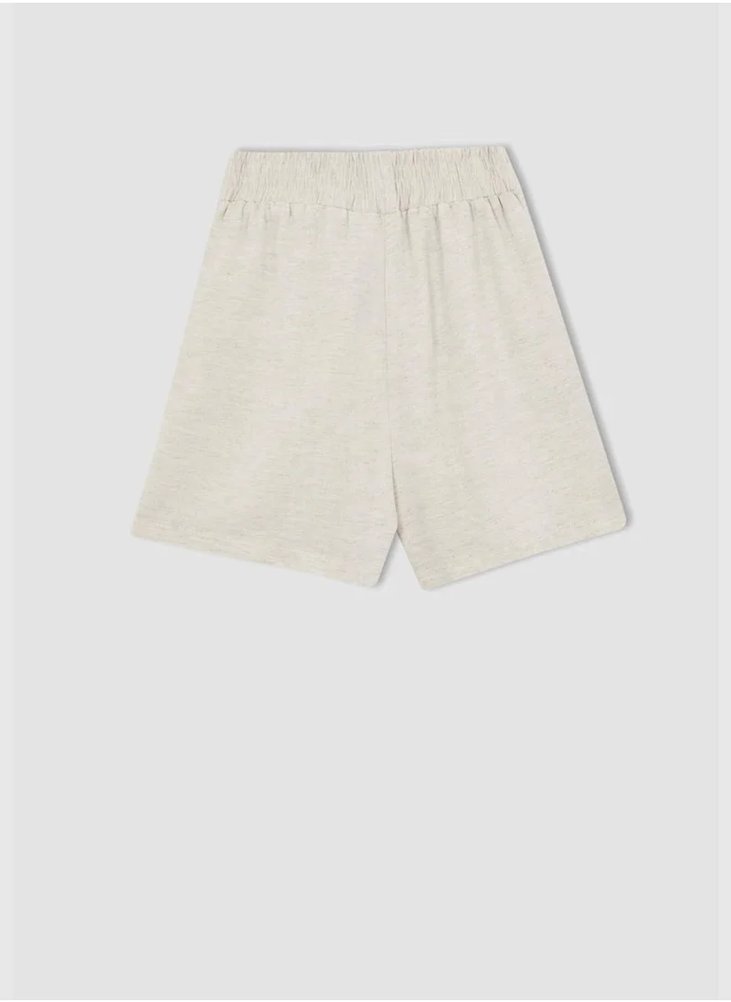 DeFacto Relax Fit Elasticated Waist Mini Short