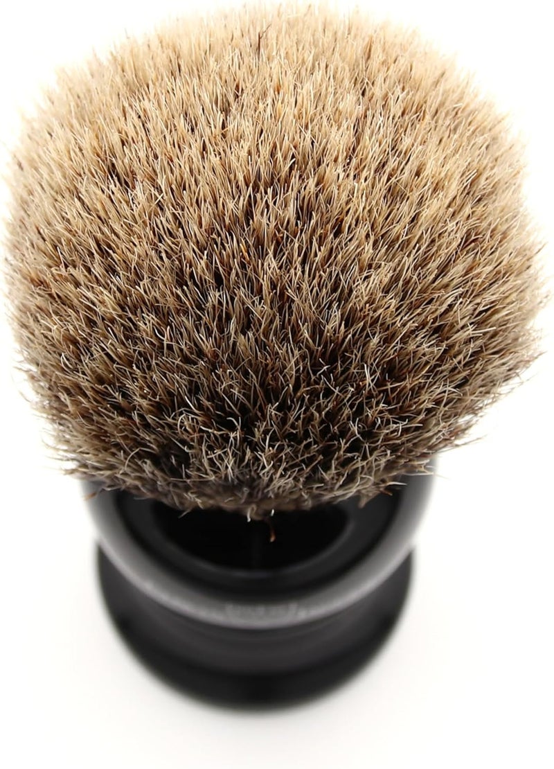 Edwin Jagger 1EJ286 Medium Super Badger Shaving Brush Imitation Ebony for use with Shaving Cream or Soap for Men - Image 3