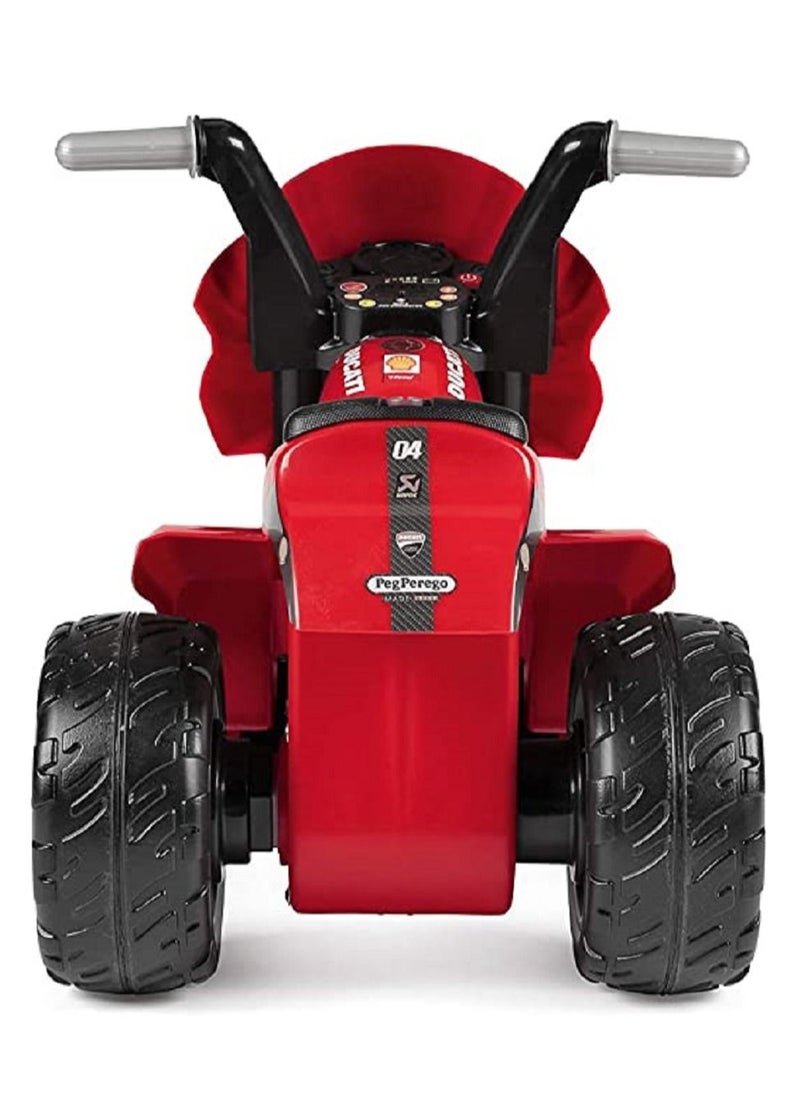 Peg Perego Mini Ducati Evo Bike - Red  - Image 4