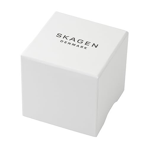 Skagen Women's Hagen Rectangular Three-Hand Rose Gold Stainless Steel Mesh Band Watch (Model: SKW3095) - Image 5