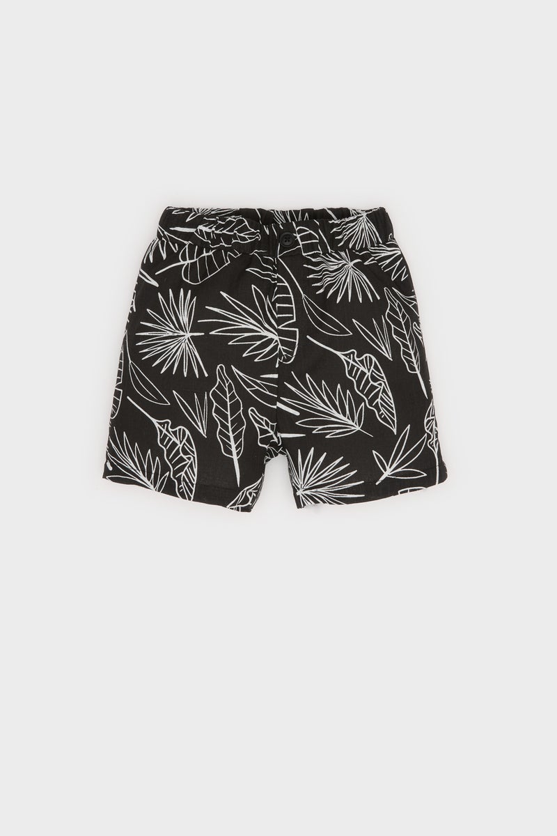 ديفاكتو طقم بيبي اولادي قميص نص كم  مطبوع قصة عادية - قطعتين - Image 2