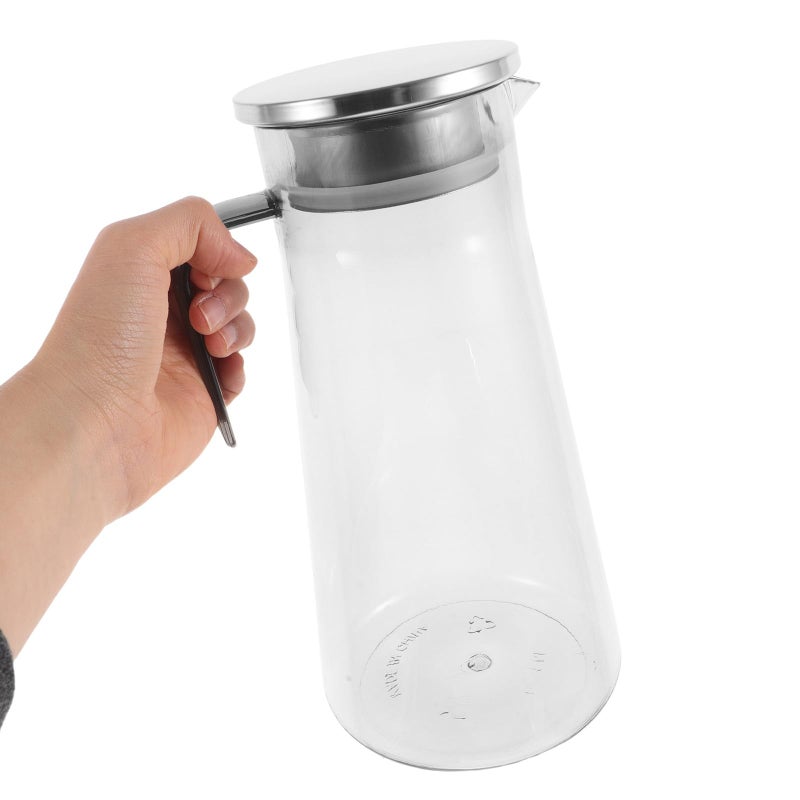 Acrylic 1 5L Cold Water Pitcher With Steel Lid For Hot And Cold Beverages Home Bar Use - Image 5