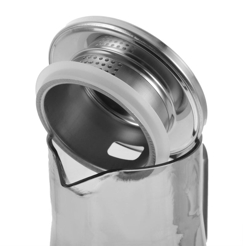 Acrylic 1 5L Cold Water Pitcher With Steel Lid For Hot And Cold Beverages Home Bar Use - Image 4