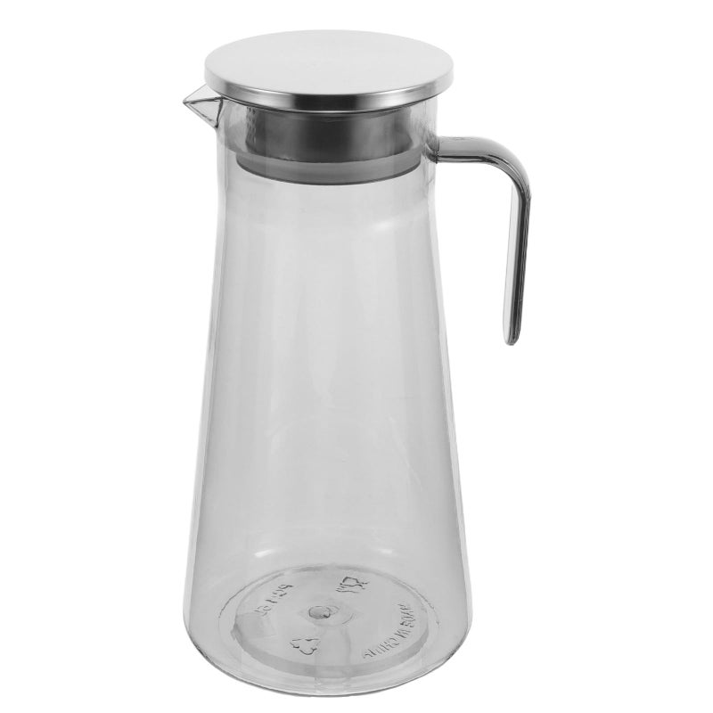 Acrylic 1 5L Cold Water Pitcher With Steel Lid For Hot And Cold Beverages Home Bar Use - Image 2