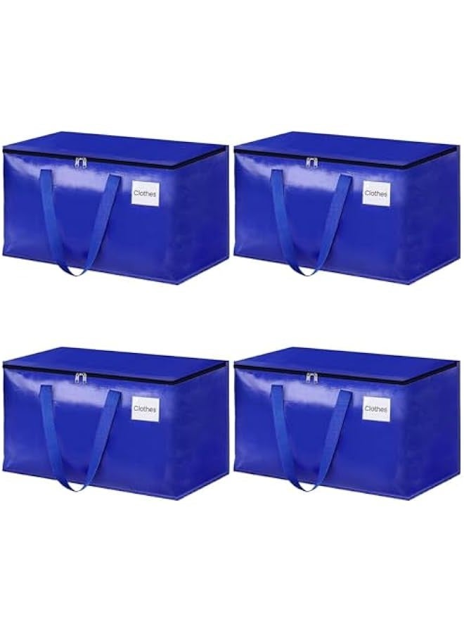 TRASSLE Collapsible Moving Bags - Heavy Duty Extra Large Moving Bags with Zippers and Handles, Space Saving Packing Totes for Moving Supplies Storage,Fold Flat, Alternative to Box and Bin  - Image 1