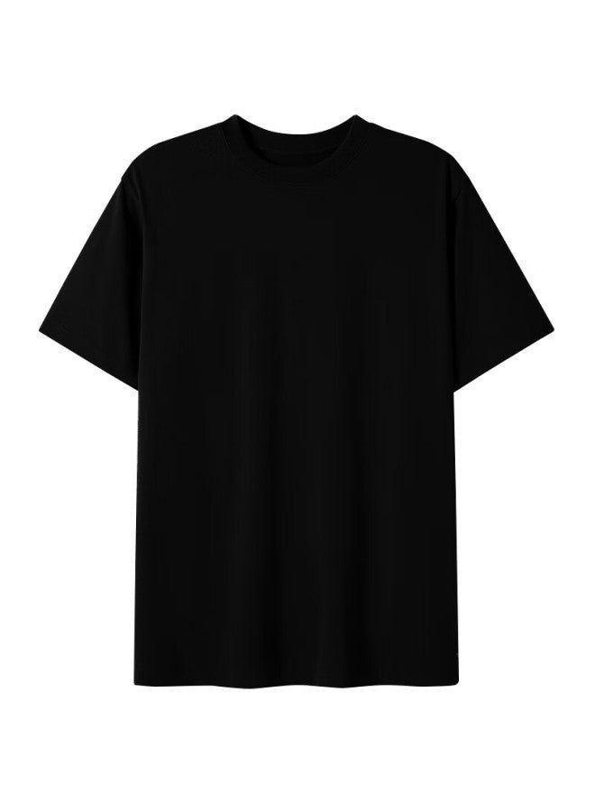 Markless 7a Antibacterial T-shirt For Men, Loose-fitting Short Sleeve For Summer, 3645 Starry Sky Black New Size L - Image 4