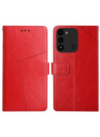 Case Cover For For Tecno Spark Go 2022 HT01 Y-shaped Pattern Flip Leather Phone Case(Red) - pzsku/Z81F66ACC538F12850A9AZ/45/_/1710458161/f5b6d945-4bc4-4156-9eb1-9fd67cb00aba