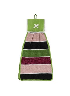 Kuber Industries Kuber Industries Cotton Napkin | Washbasin Hanging Napkin | Kitchen Towel with Ties | Napkin for Kitchen | Napkin for Bathroom | Lining Hand Towel for Kitchen | Pack of 4 | Multicolor  - Image 2