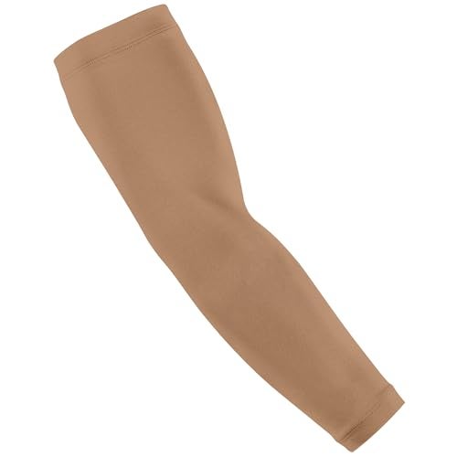 Tat2X Tattoo Cover Up Sleeve - Full Arm Sleeves Cover Tattoos at Work - Keep Tattoos Looking Fresh - Breathable Stay-Dry Fabric - Blocks 97% of UV Rays - Made in USA - Suntan - Extra Large/2XL - 1 Sleeve - Image 1