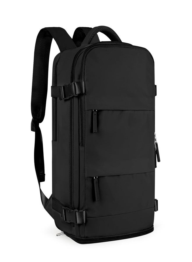 coofay Casual Backpack Traveling Backpack, A-black, Expandable, Modern - Image 1