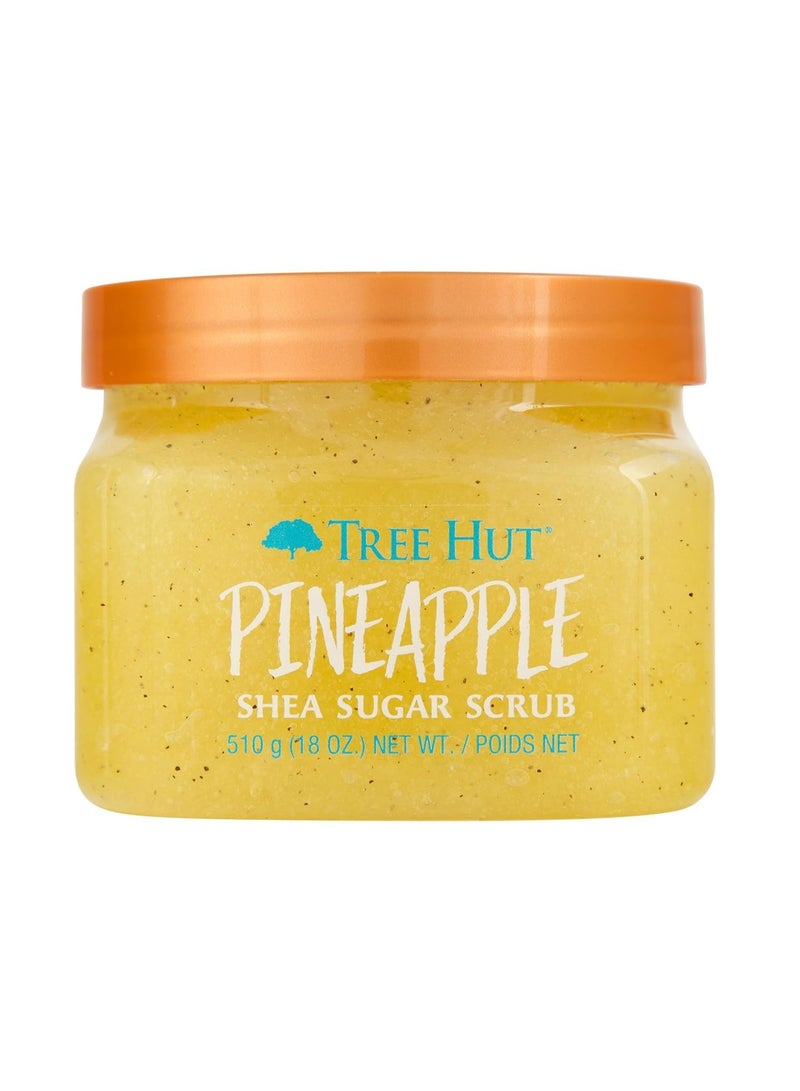 Tree Hut Shea Sugar Exfoliating Body Scrub Pineapple 18 oz