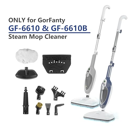 GorFanty 9 Piece Accessories Kit Only Fit Steam Mop GF-6610/GF-6610B Models, not fit Other Brands of Steam Mops. - Image 2