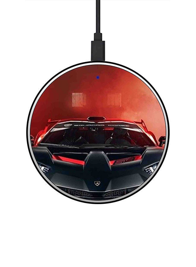 NIBEMINENT 15W Ultra Slim Fast Wireless Charger Multicolour