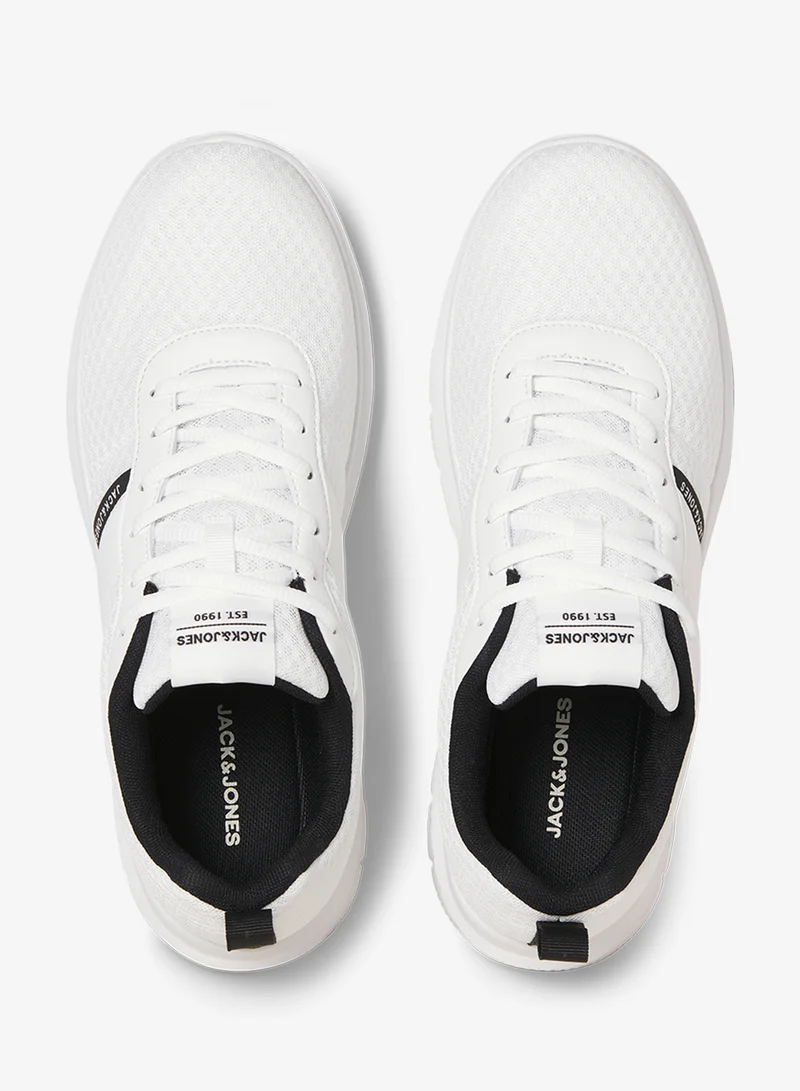 JACK & JONES White Detail:2.0 Casual Low Top Sneakers for Men | Best Price UAE
