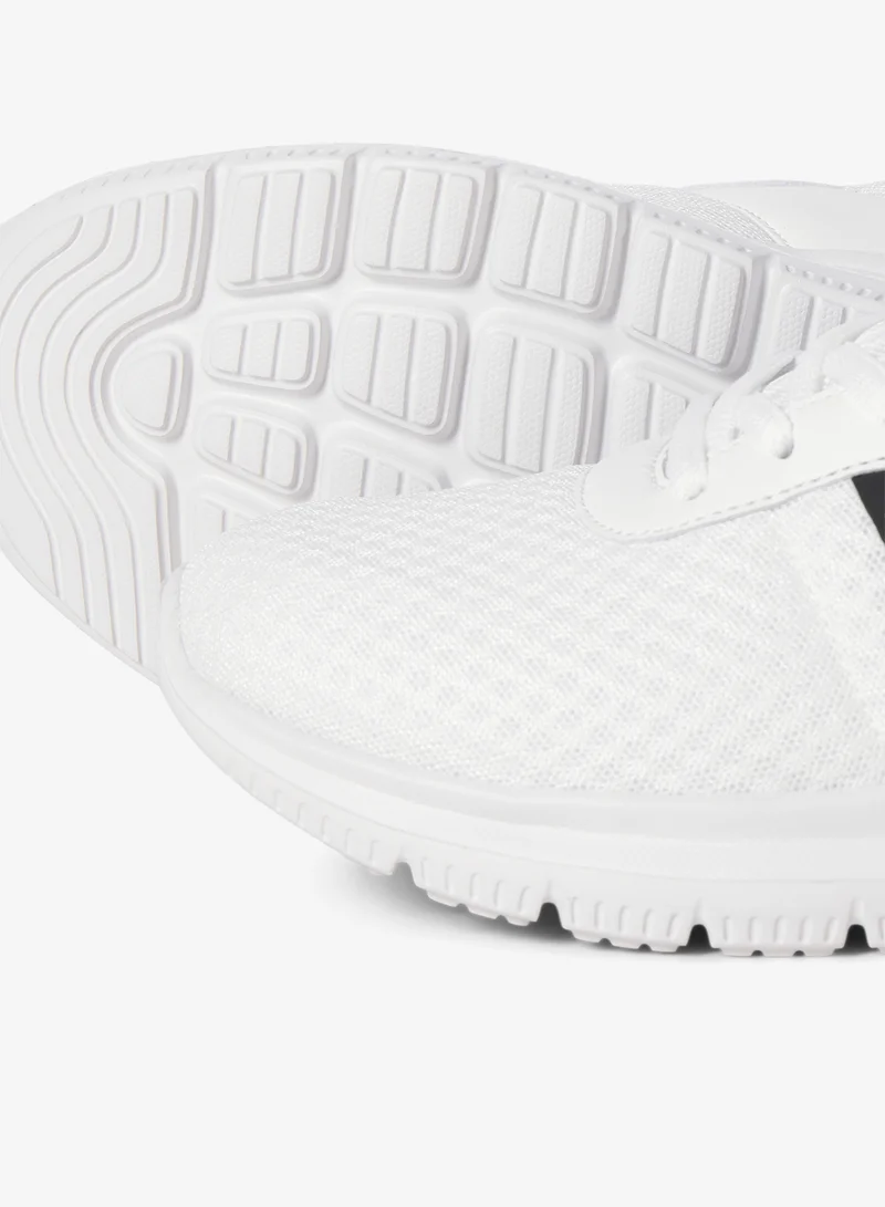 JACK & JONES White Detail:2.0 Casual Low Top Sneakers for Men | Best Price UAE