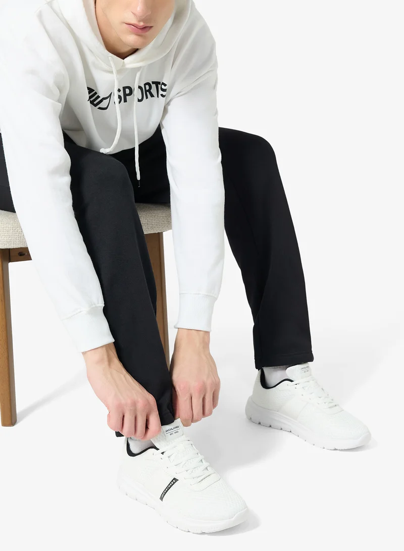 JACK & JONES White Detail:2.0 Casual Low Top Sneakers for Men | Best Price UAE