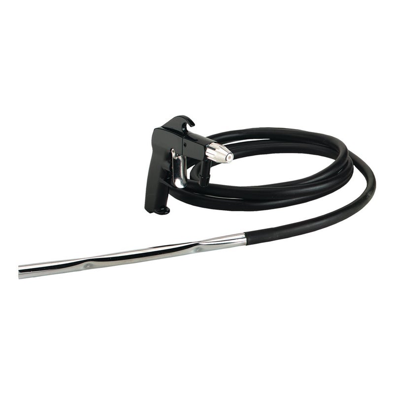 Sand Blaster with 10 Foot Hose Sand Blast Gun and Wrench Siphon Feed Campbell Hausfeld AT122601AV Black