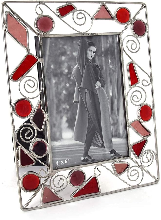 Red and Purple Photo Frame