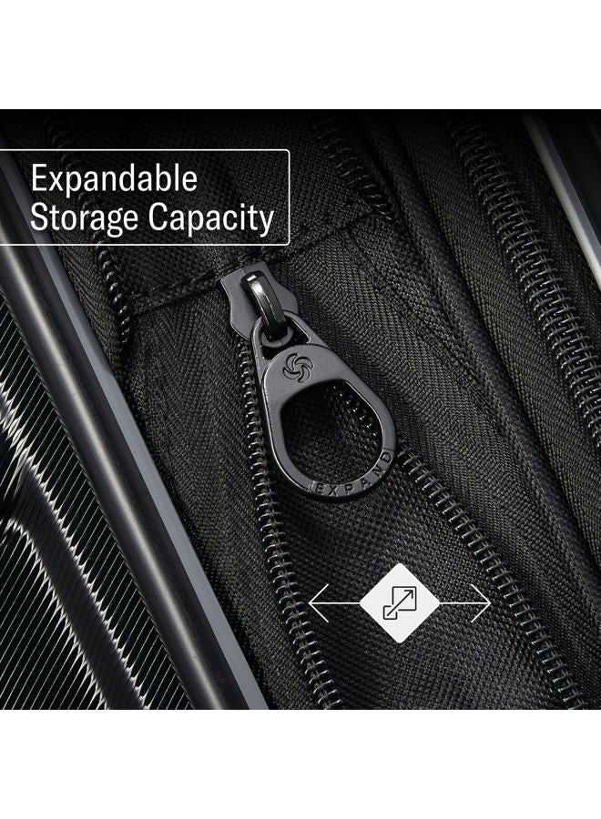 Samsonite أومني 2 حقيبة سفر صلبة قابلة للتوسيع مع عجلات، أسود منتصف الليل، حجم كبير 28 بوصة - Image 5
