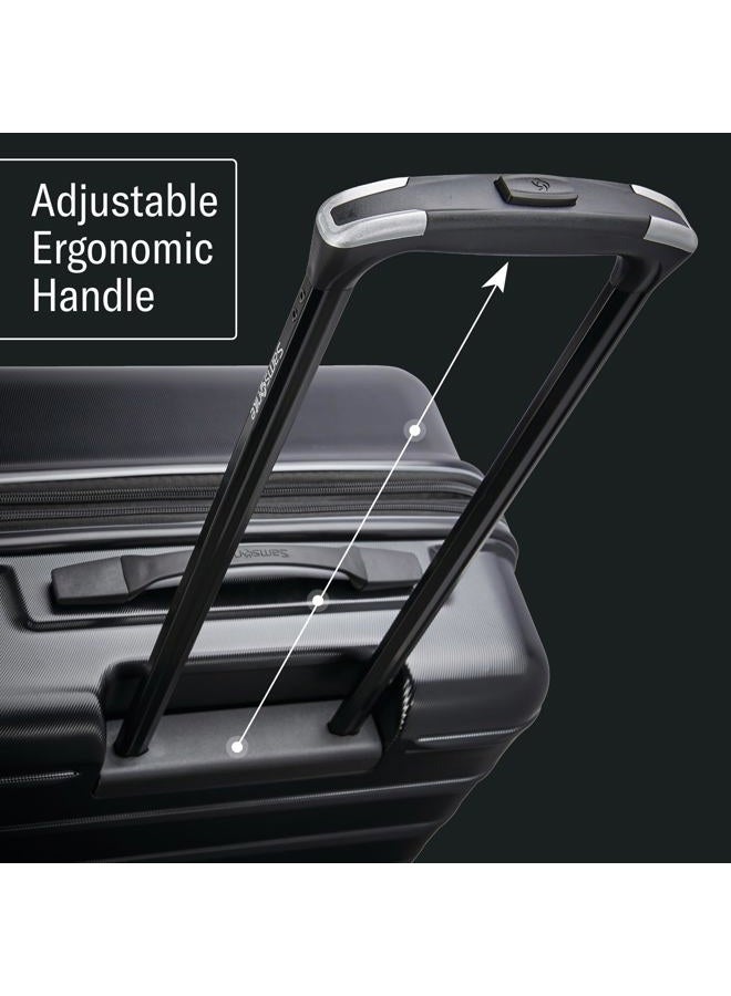 Samsonite أومني 2 حقيبة سفر صلبة قابلة للتوسيع مع عجلات، أسود منتصف الليل، حجم كبير 28 بوصة - Image 4