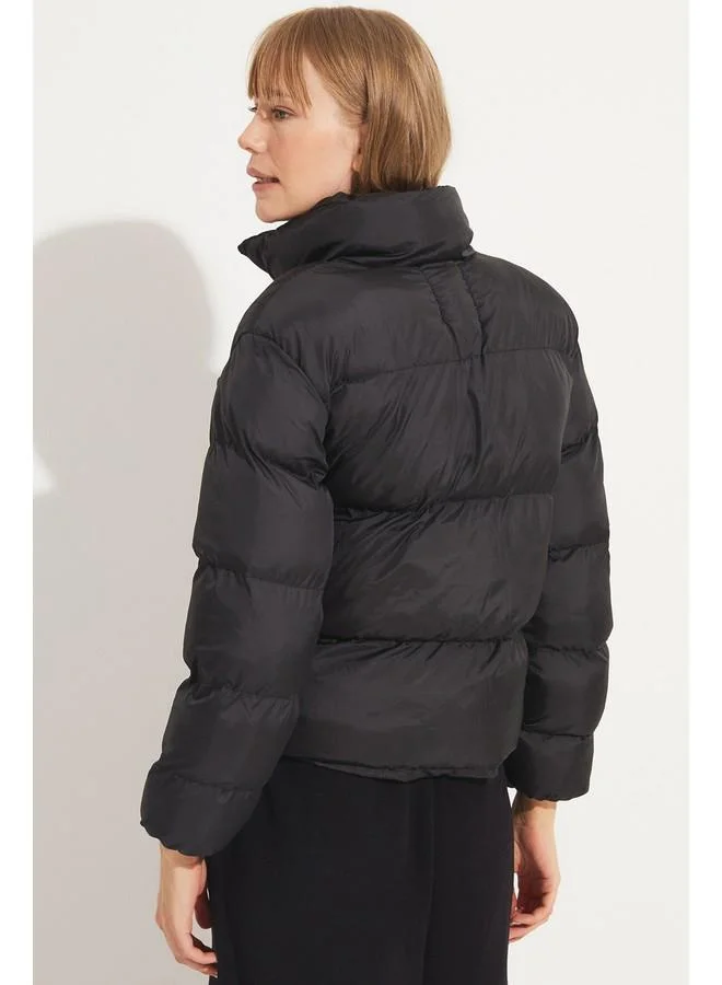 JUNE June Women Coat Black