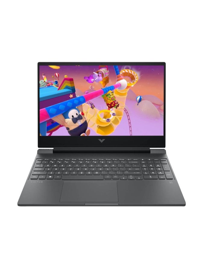HP لابتوب فيكتوس جيمينج (2025) – AMD Ryzen 7-7445HS / 15.6 بوصة FHD / 512GB SSD / 16GB RAM / 6GB NVIDIA GeForce RTX 3050 جرافيكس / ويندوز 11 هوم / ميكا فضي – [15-FD3010NE] - Image 1