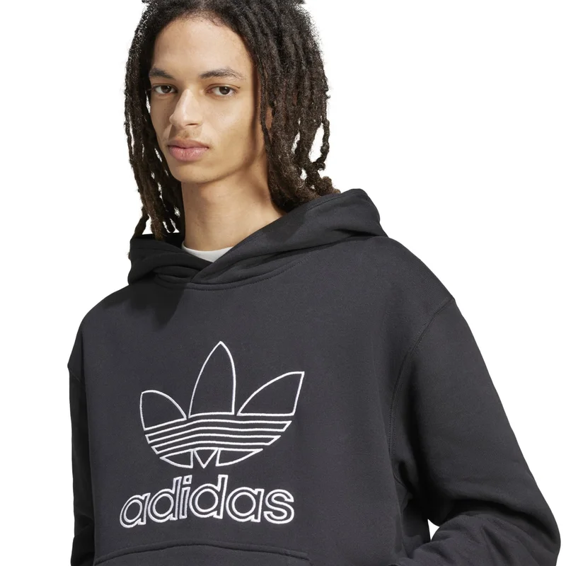 adidas سويت شيرت رجالي أسود OUTL TREF HDY Originals