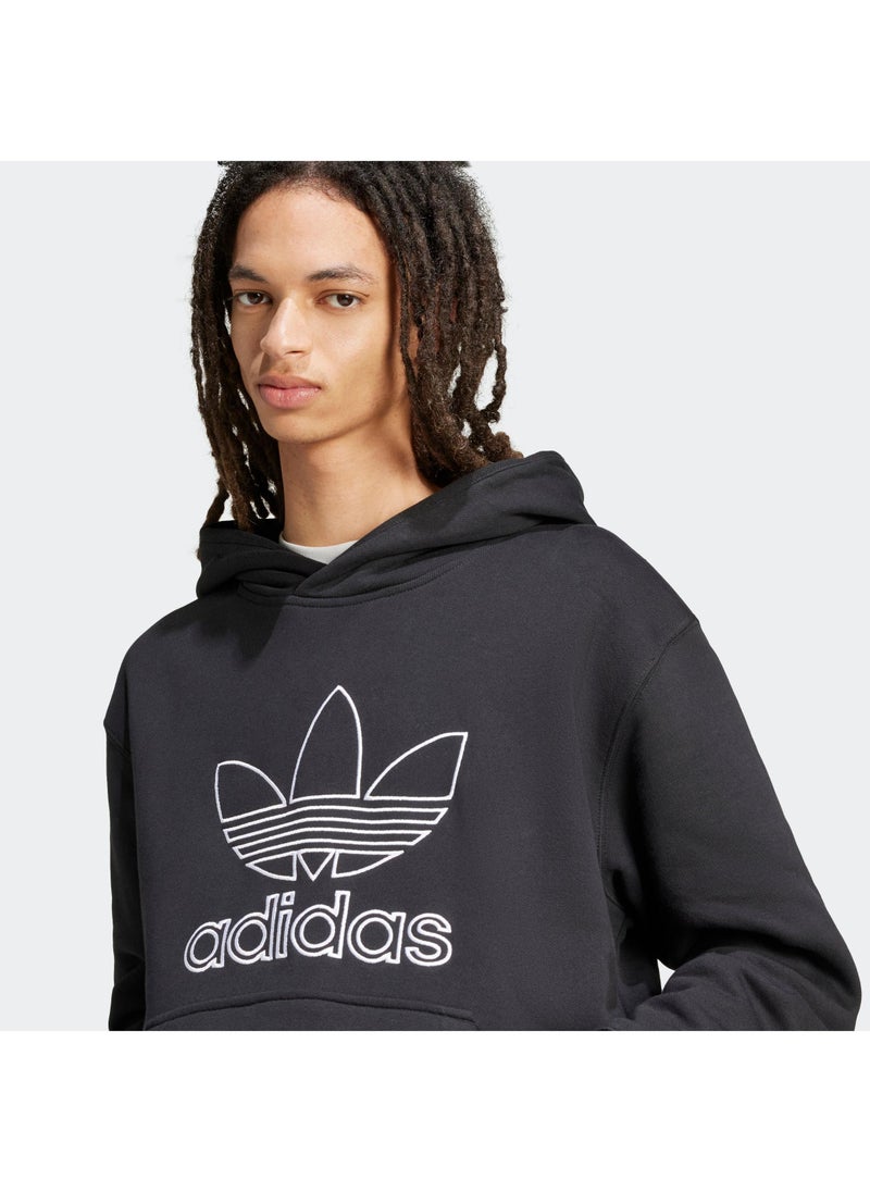 adidas Originals OUTL TREF HDY Black Originals Men SWEATSHIRTS - Image 3